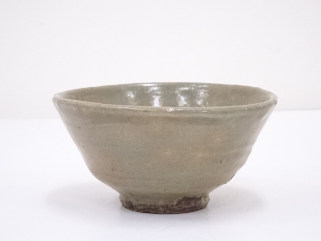 JAPANESE TEA CEREMONY / TEA BOWL CHAWAN / ASH GLAZE